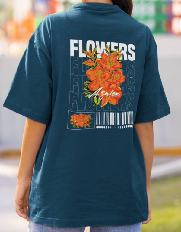 Flowers Oversized T-shirt for Women