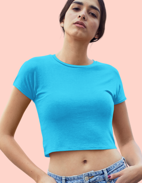 Round Neck Crop Tops for Women - Image 7