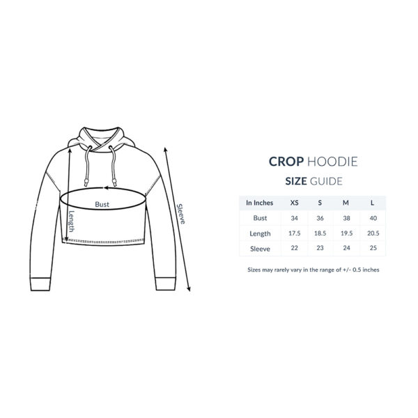 Plain Crop Hoodie for Women - Image 9