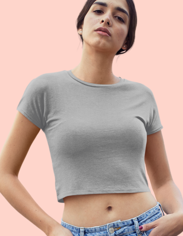 Round Neck Crop Tops for Women - Image 6