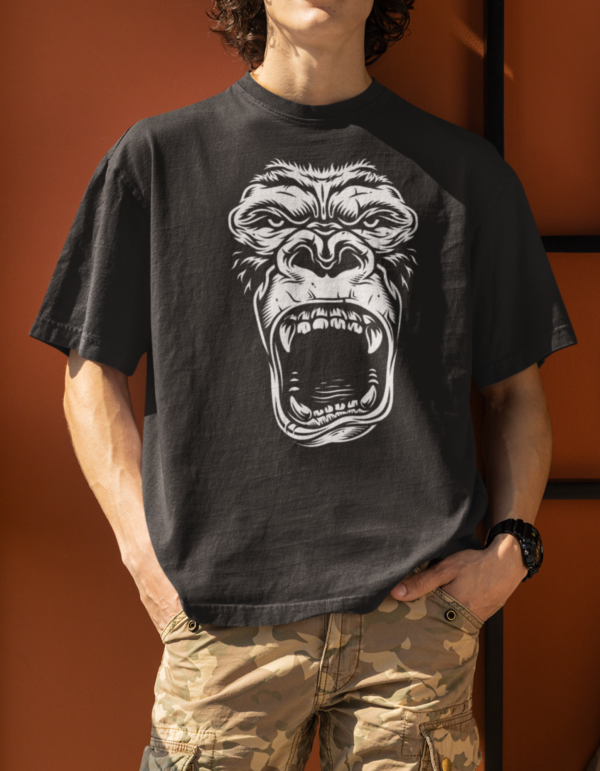 Beast Black Oversized T-shirt