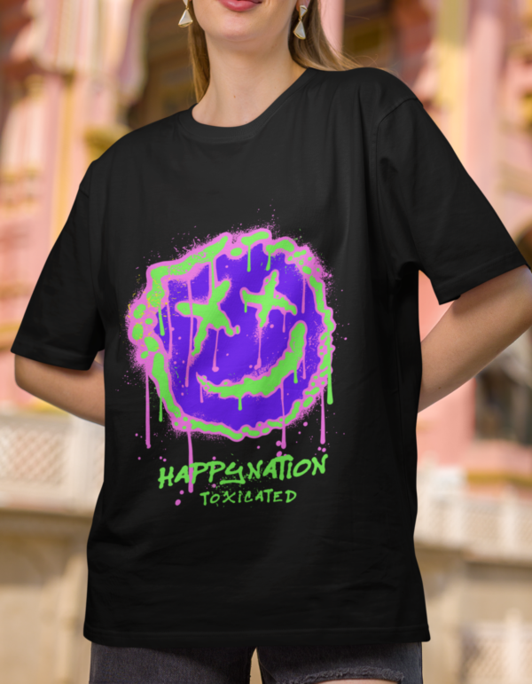 Happy Nation Oversized T-shirt for Women