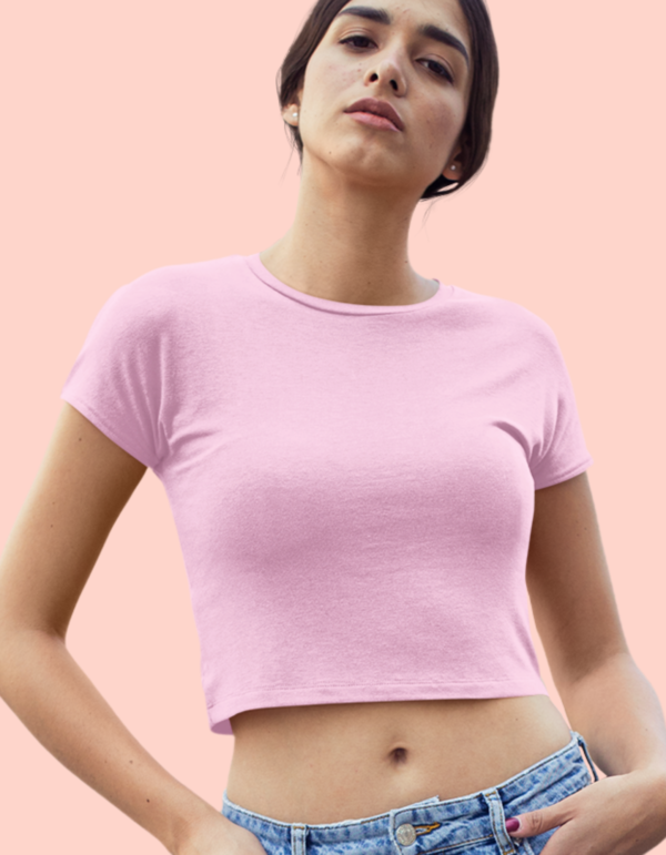 Round Neck Crop Tops for Women - Image 12