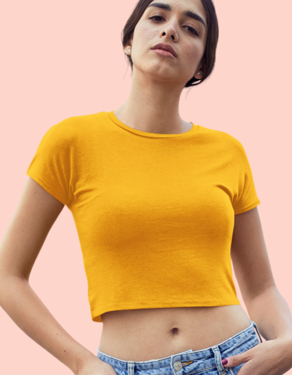 Round Neck Crop Tops for Women - Image 9