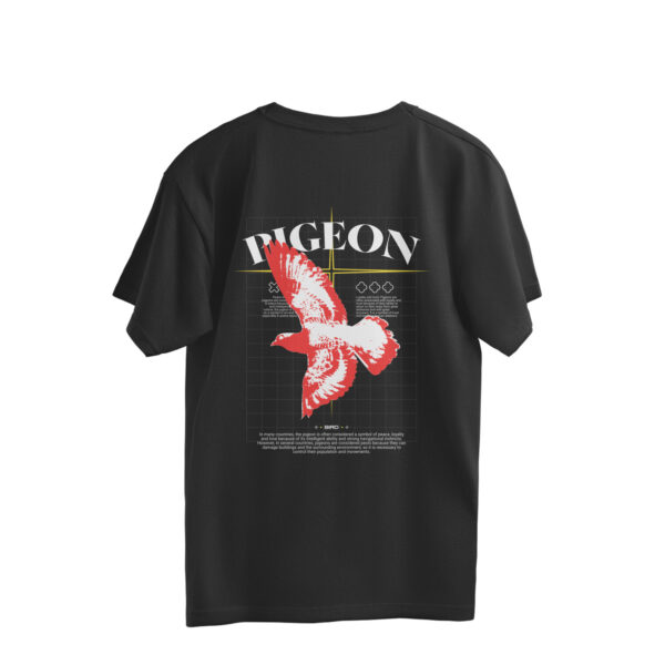 Pigeon Oversized T-shirt for Women - Image 2