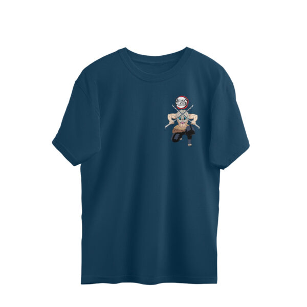 Demon Slayer Inosuke Logo Oversized T-shirt - Image 2