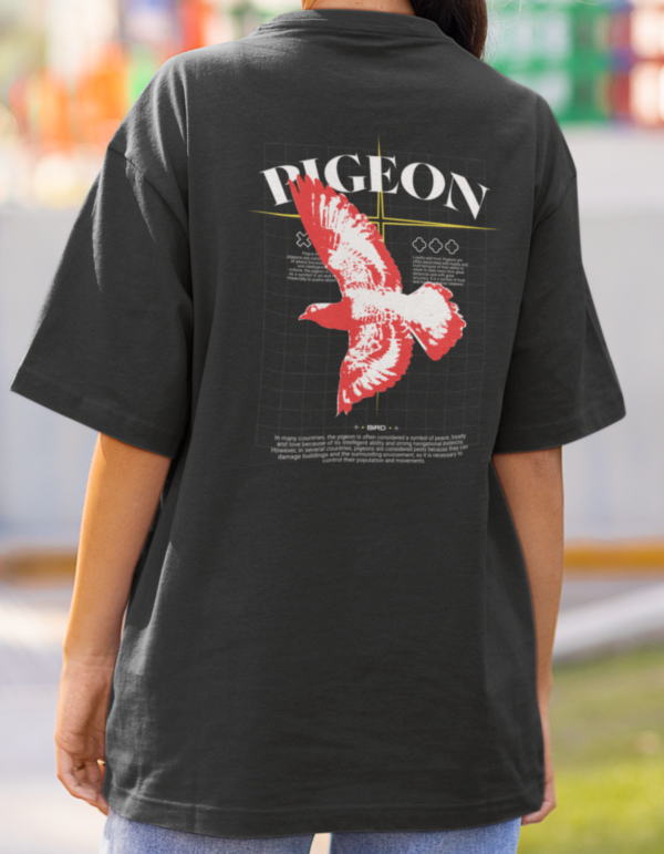 Pigeon Oversized T-shirt for Women