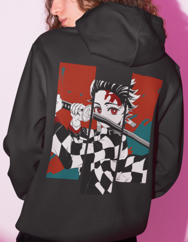 Tanjiro Abstract Art Hoodie - Image 2