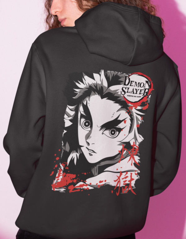 Rengoku Demon Slayer Hoodie - Image 2