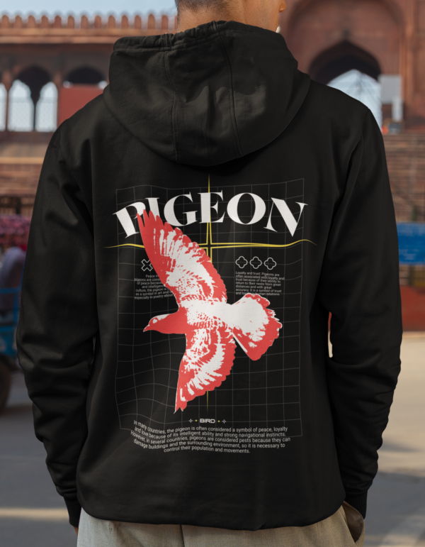 Pigeon Graphic Hoodie