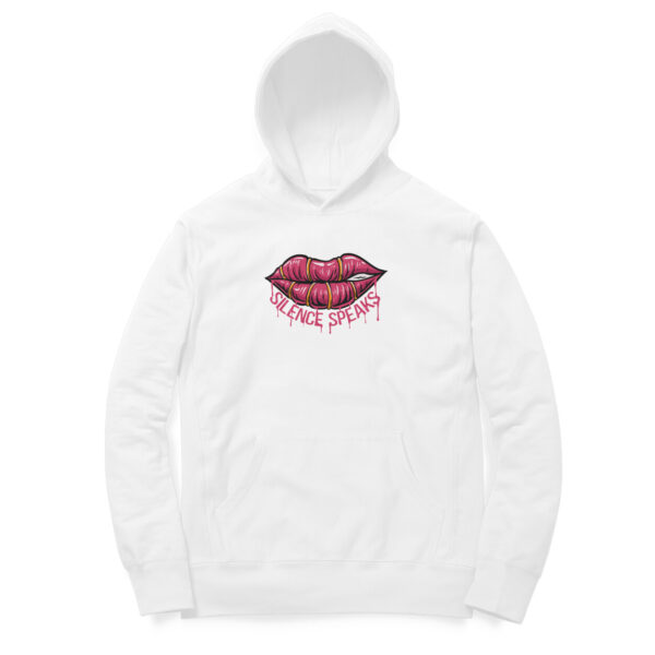 Silence Speaks Hoodie - Image 2