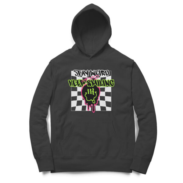 Stay Weird Keep Smiling Hoodie - Image 2