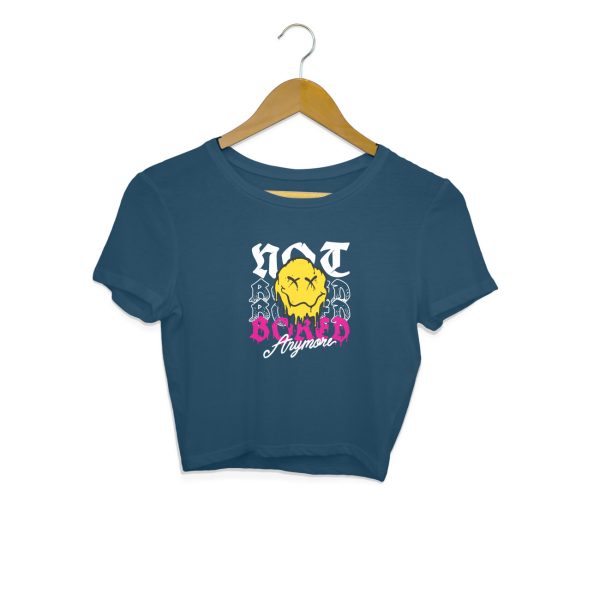 Not Bored Anymore Crop Top for Women