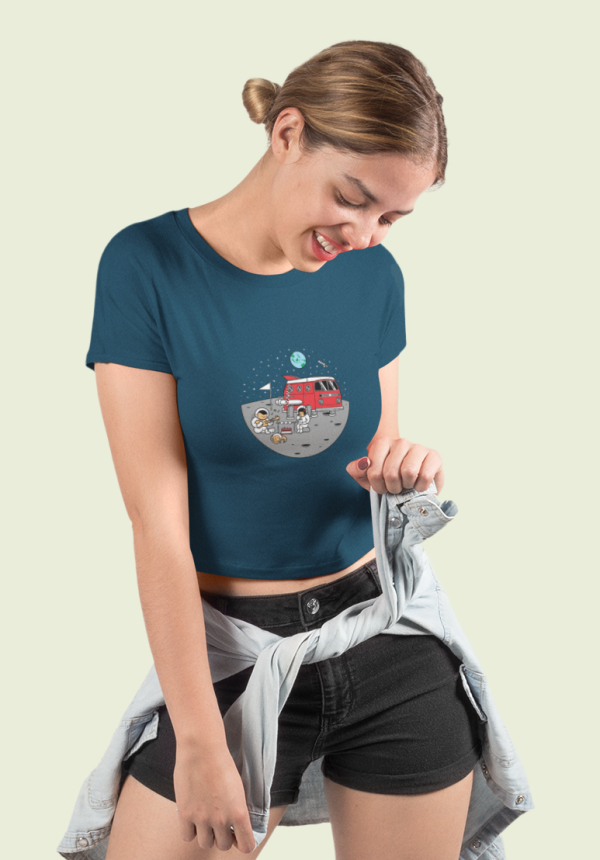 Space Camp Crop Top for Women