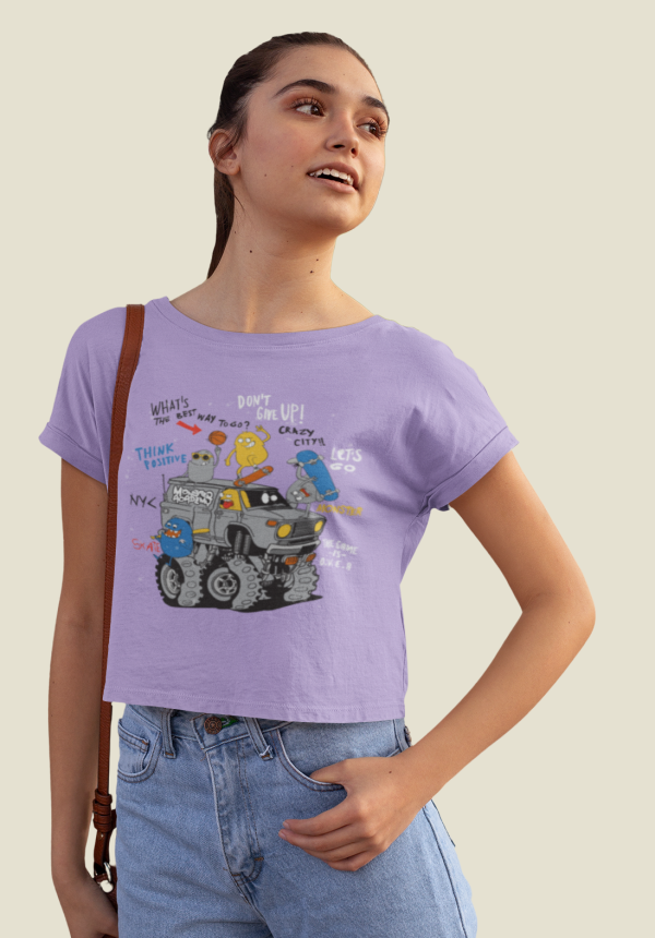 Monster Academy Crop Top for Women