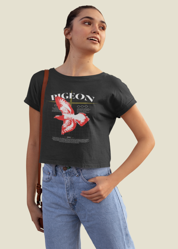 Pigeon Crop Top for Women