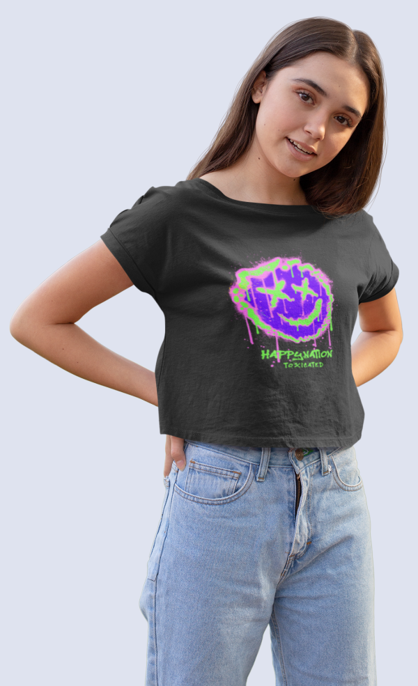 Happy Nation crop top for women