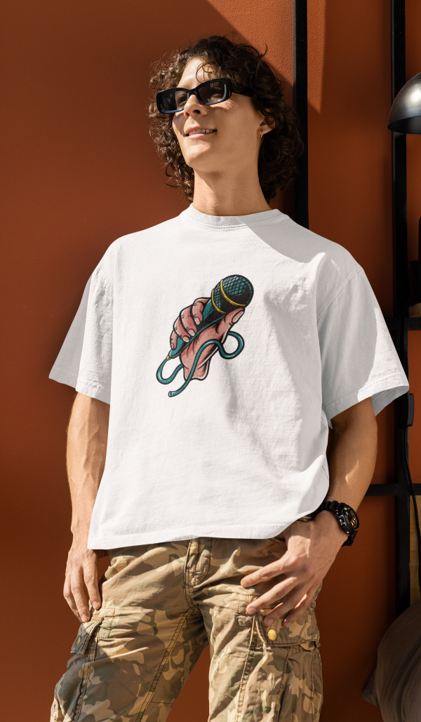 Mic Oversized T-Shirt for Men